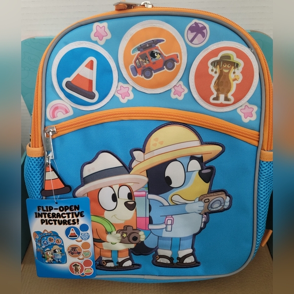 Bluey & Bingo Adventure Backpack (Rare) - Picture 1 of 8